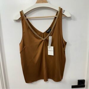 Generation Love Gold Chain Brown Camisole